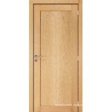 Unfinished interior oak veneered one panel design wood door